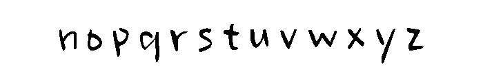Callifont Daynote Brush Light Font LOWERCASE