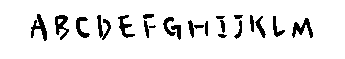 Callifont Daynote Brush Medium Font UPPERCASE