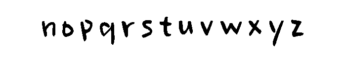 Callifont Daynote Brush Medium Font LOWERCASE