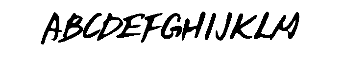 Callifont Shouting Bold Font UPPERCASE