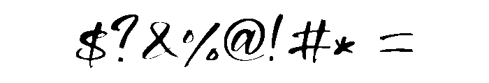 Callifont Shouting Light Font OTHER CHARS