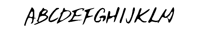 Callifont Shouting Light Font UPPERCASE