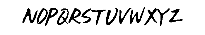 Callifont Shouting Medium Font UPPERCASE