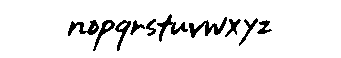 Callifont Shouting Medium Font LOWERCASE