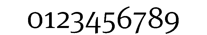 Cambria Light Font OTHER CHARS