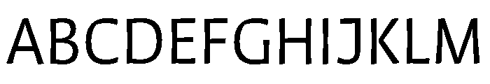 Candara Light Font UPPERCASE