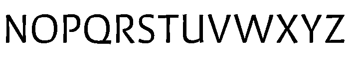 Candara Light Font UPPERCASE