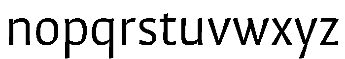 Candara Light Font LOWERCASE