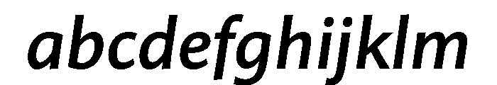 Candara Semibold Italic FONT