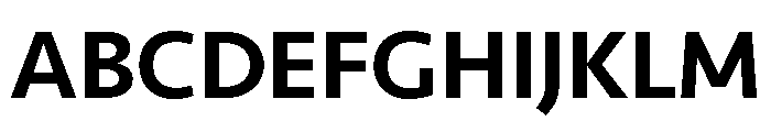Candara Semibold Font UPPERCASE