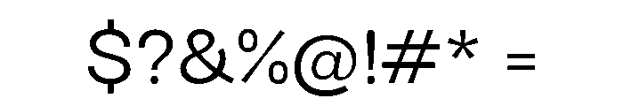 Carbona Variable Medium Font OTHER CHARS
