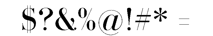 Carmen Fiesta Regular Font OTHER CHARS