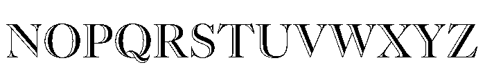 Caslonian Open Std L Bold Font LOWERCASE