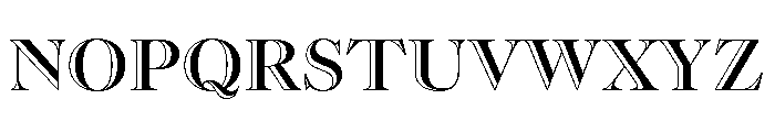 Caslonian Open Std L Heavy Font LOWERCASE