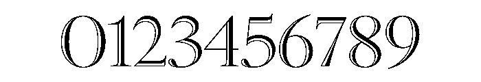Caslonian Open Std L Light Font OTHER CHARS