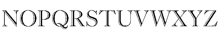 Caslonian Open Std L Light Font UPPERCASE