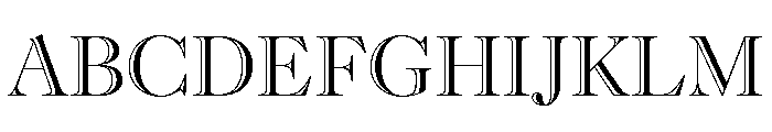 Caslonian Open Std L Regular Font UPPERCASE