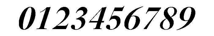 Caslonian Std L Bold Italic Font OTHER CHARS