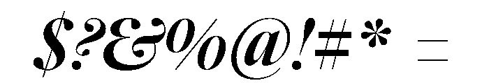 Caslonian Std L Bold Italic Font OTHER CHARS