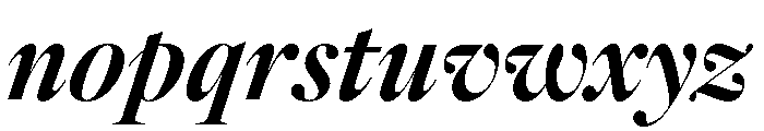 Caslonian Std L Bold Italic Font LOWERCASE