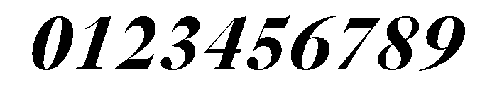 Caslonian Std L Heavy Italic Font OTHER CHARS