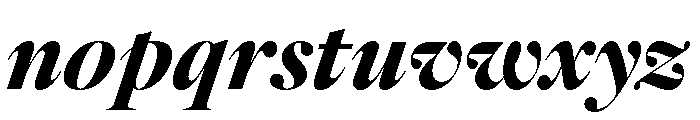 Caslonian Std L Heavy Italic Font LOWERCASE