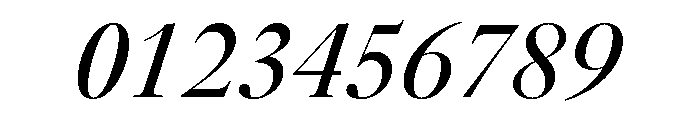 Caslonian Std L Italic Font OTHER CHARS