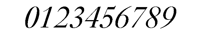 Caslonian Std L Light Italic Font OTHER CHARS