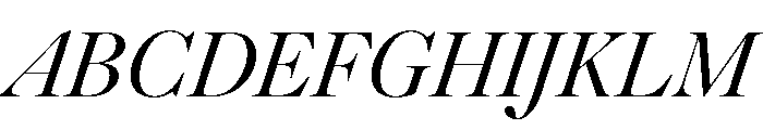 Caslonian Std L Light Italic Font UPPERCASE