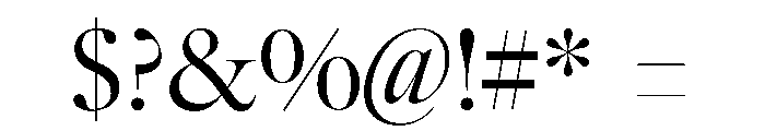 Caslonian Std L Light Font OTHER CHARS