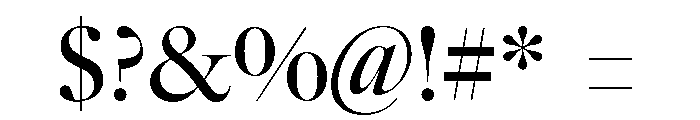 Caslonian Std L Regular Font OTHER CHARS
