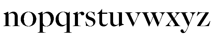 Caslonian Std L Regular Font LOWERCASE