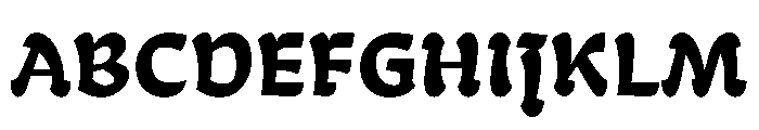 Casserole Bold Font UPPERCASE