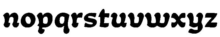 Casserole Bold Font LOWERCASE