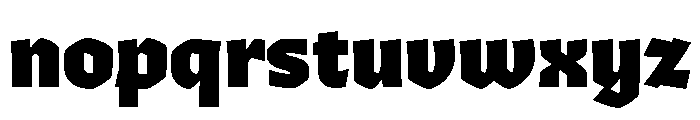 Casserole Extra Bold Font LOWERCASE
