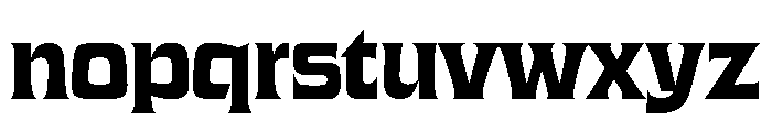 Casserole Flare Font LOWERCASE