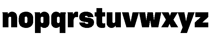 Casserole Heavy Font LOWERCASE