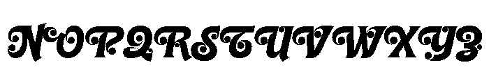 Casserole Script Font UPPERCASE