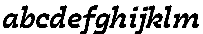 Cattivo Bold Italic FONT
