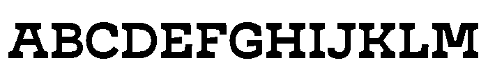 Cattivo Bold Font UPPERCASE