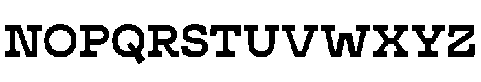 Cattivo Bold Font UPPERCASE