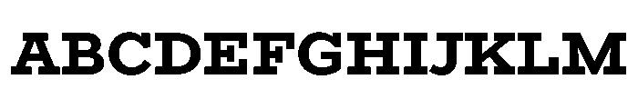 Cattivo Extra Bold Font UPPERCASE