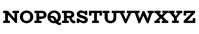 Cattivo Extra Bold Font UPPERCASE