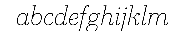 Cattivo Extra Light Italic FONT