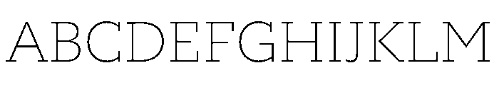 Cattivo Light Font UPPERCASE