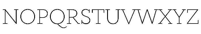 Cattivo Light Font UPPERCASE