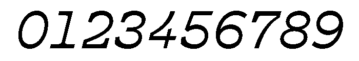 Cattivo Regular Italic Font OTHER CHARS