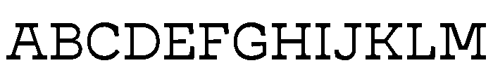 Cattivo Regular Font UPPERCASE