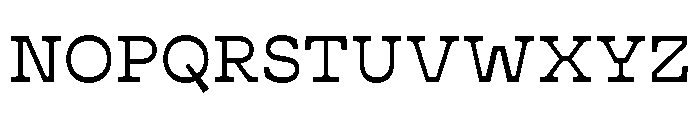 Cattivo Regular Font UPPERCASE