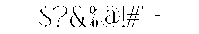 CADLINE Font OTHER CHARS